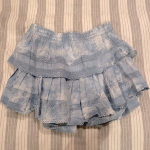 COPY - LoveShackFancy Ruffle Mini Skirt NWT